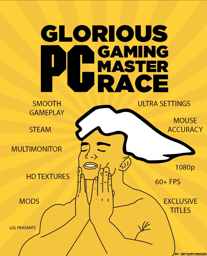 PC GAMING MASTER RACE PICTURE EMBLEM